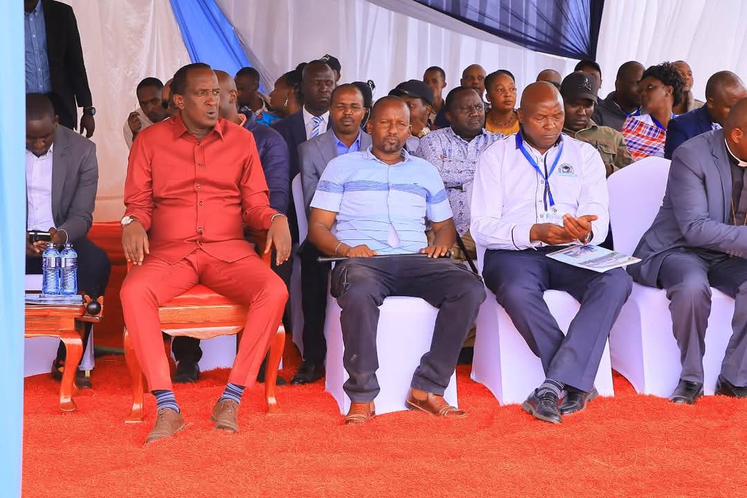 Governor Ole Ntutu with Principal